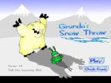 Grundo Snow Throw