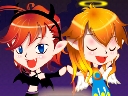 Halloween Devil Twins